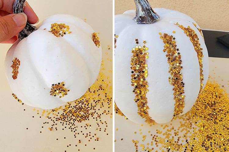 DIY-Glitter-Halloween-Pumpkins
