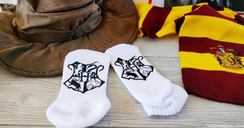 HTV Harry Potter design on socks