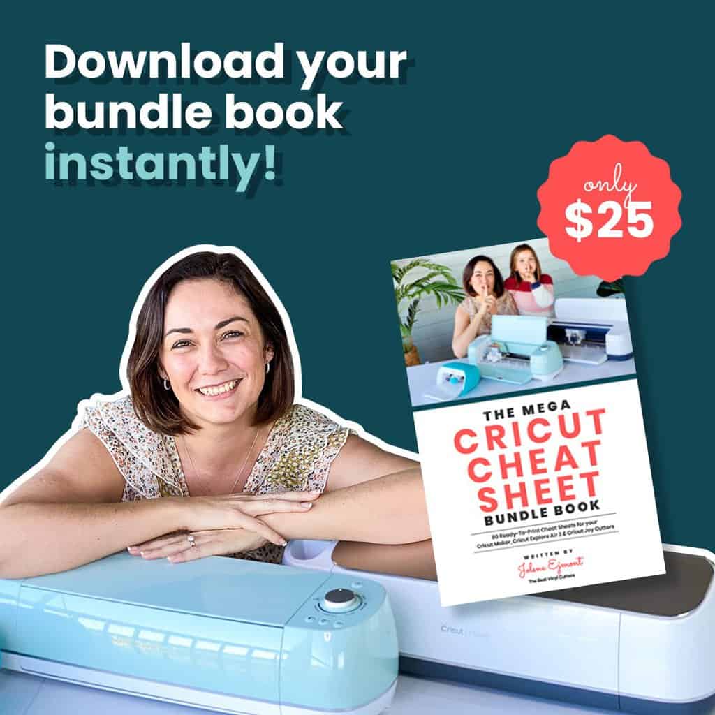 Cricut Cheat Sheet Book 