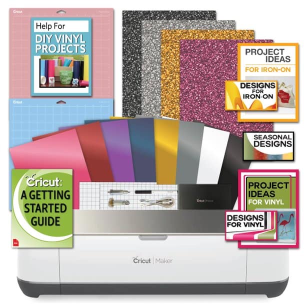 Cricut Maker Champagne Machine Bundle 4 Vinyl Projects Black Friday