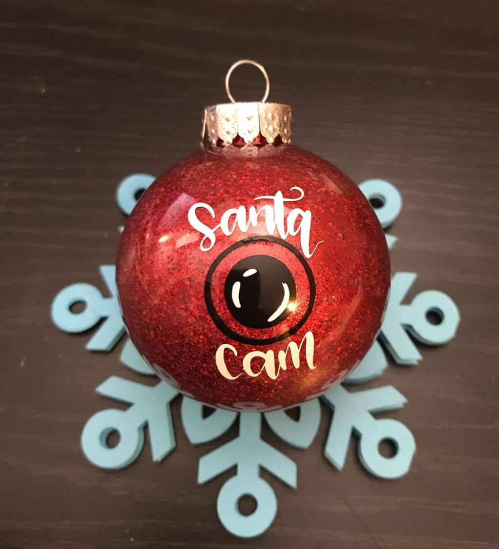 Santa Cam Ornament by CDS
