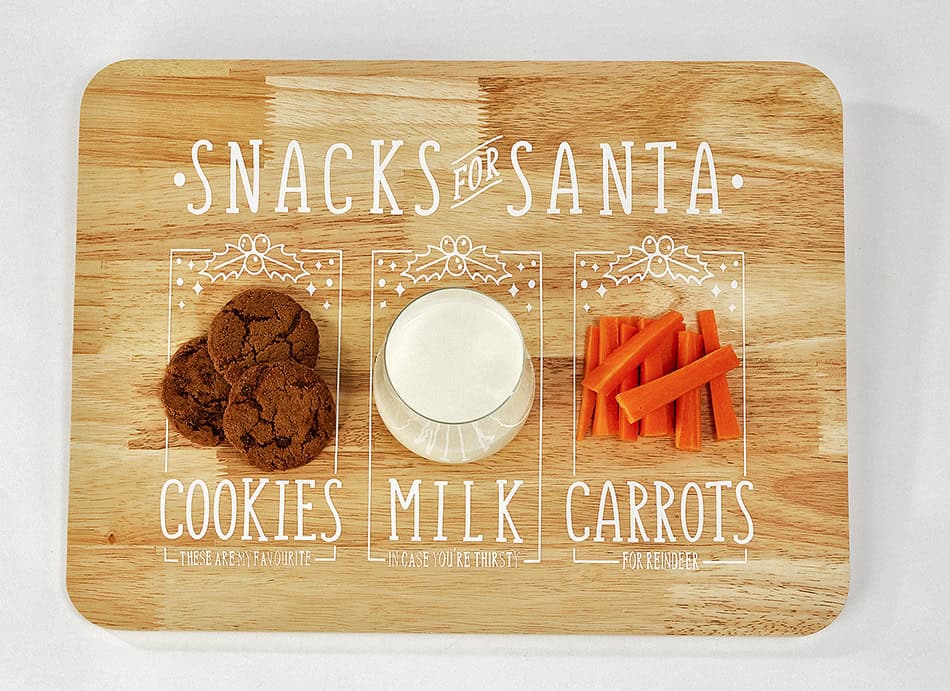 Snacks for Santa Tray by CDS