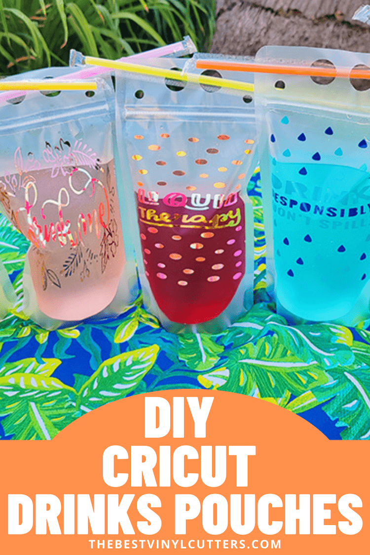 How to Make Cocktail Drink Pouches for Adults [With Cricut & Vinyl]