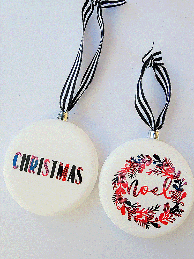 DIY Ceramic Christmas Tree Ornaments