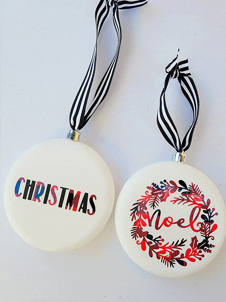 DIY Cricut Ornaments