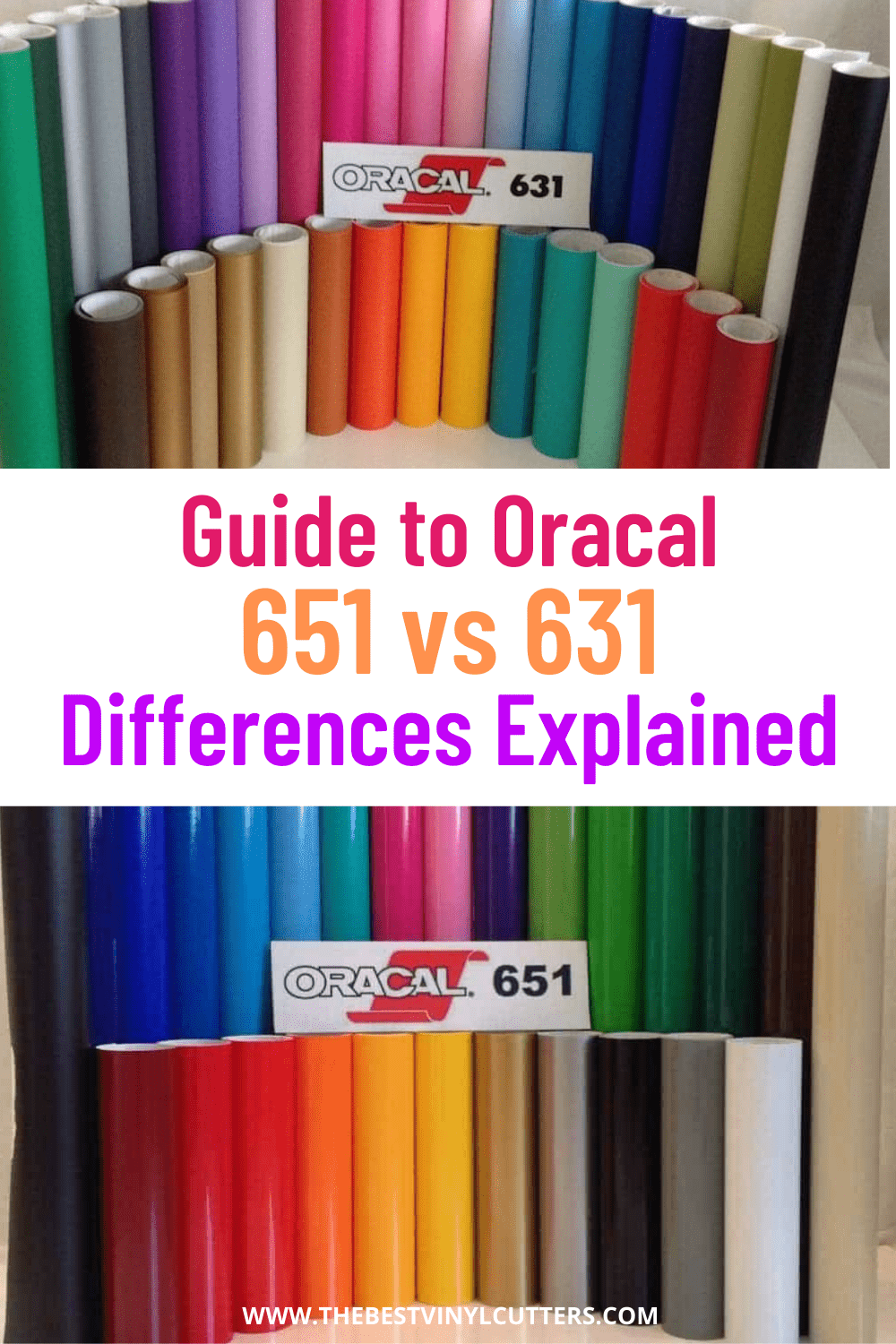 Oracal 651 vs 631 Vinyl What's the Difference?