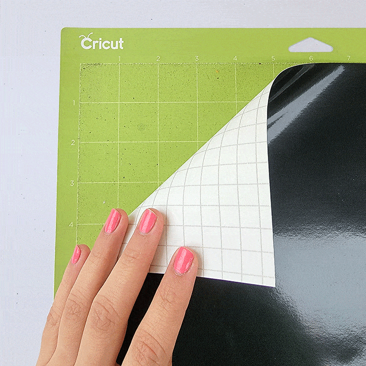 Adhesive-vinyl-on-green-mat