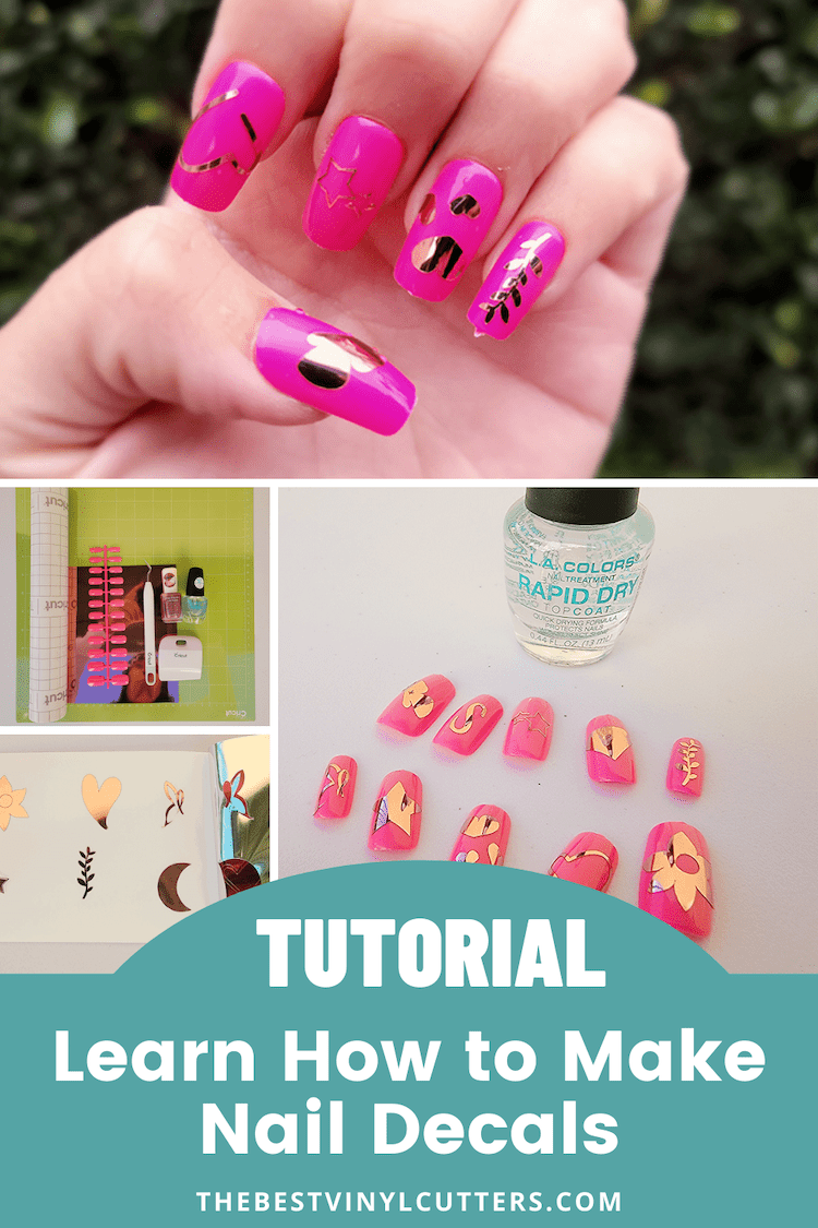 How to Make Nail Decals [Using Vinyl and a Vinyl Cutter]