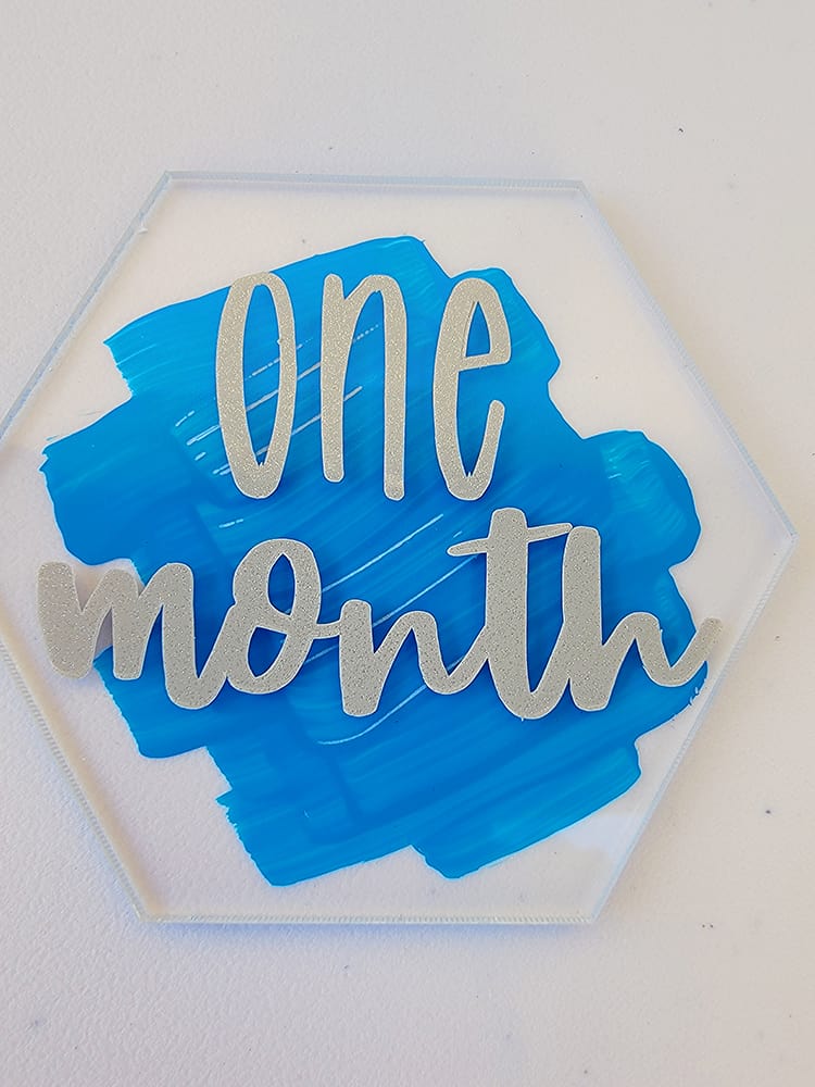 Baby Acrylic Milestones