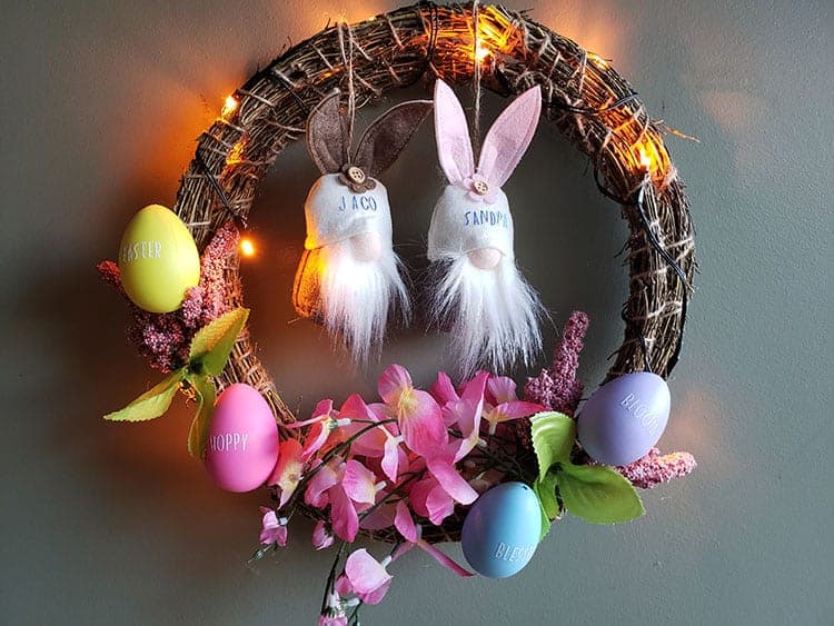 Easter Gnome Wreath