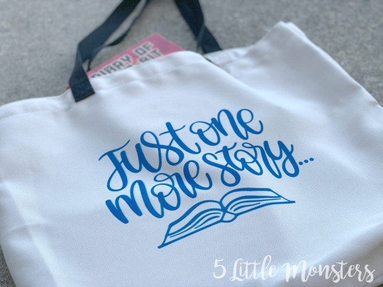 ink transfer tote bag