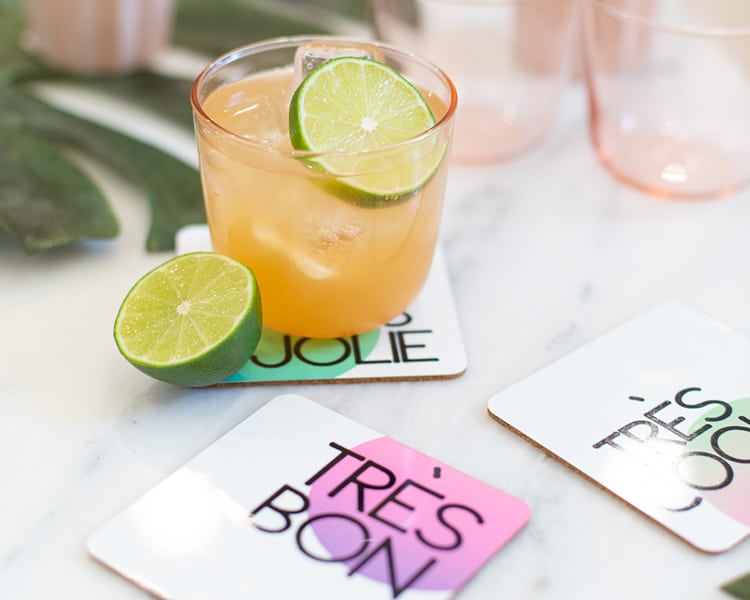 Infusible Ink Coasters