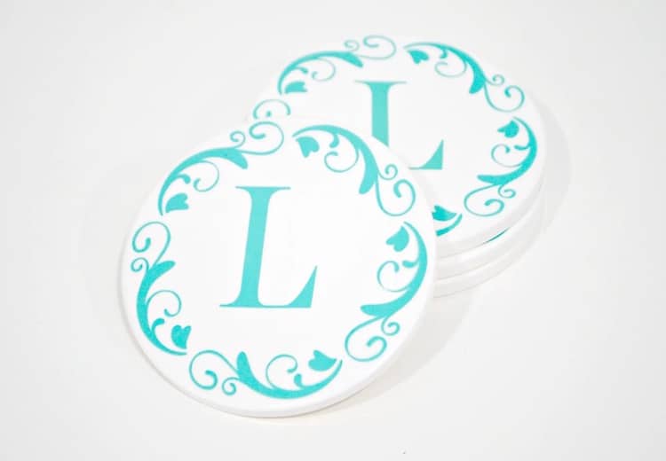 Monogram Coaster