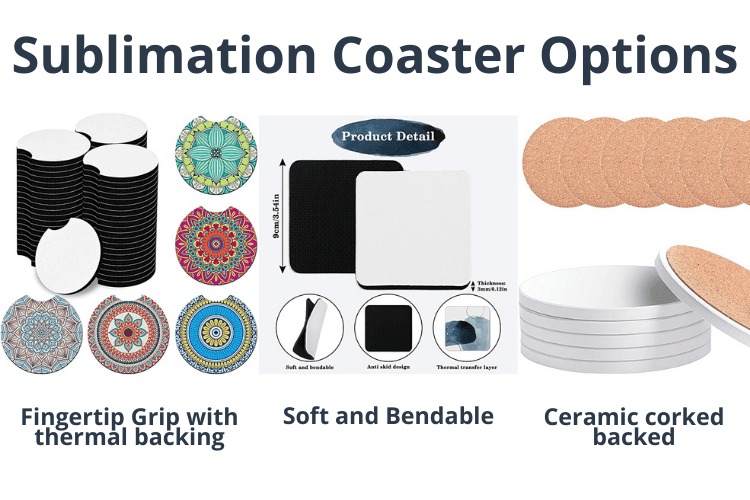 Sublimation Coaster Options