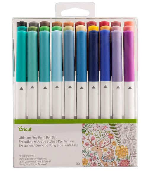 Variety pack of pens for Cricut Maker 3 supplies