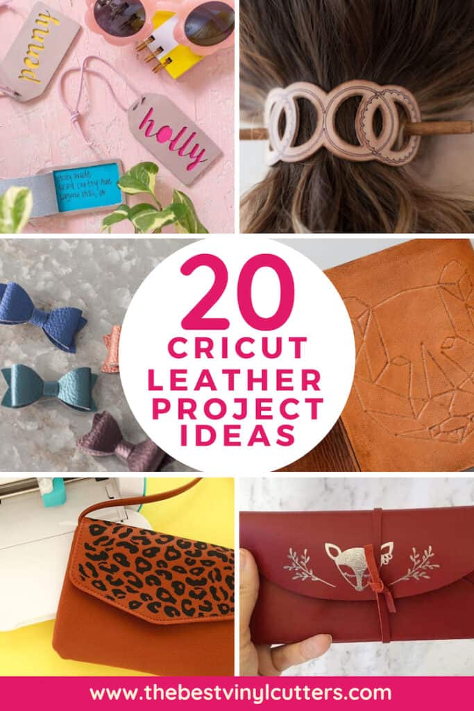 20 Cricut Leather Project Ideas