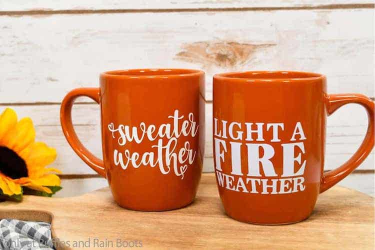 fall sweater weather mug cricut joy tutorial