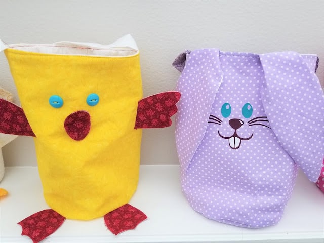 Duck and Bunny Easter Basket