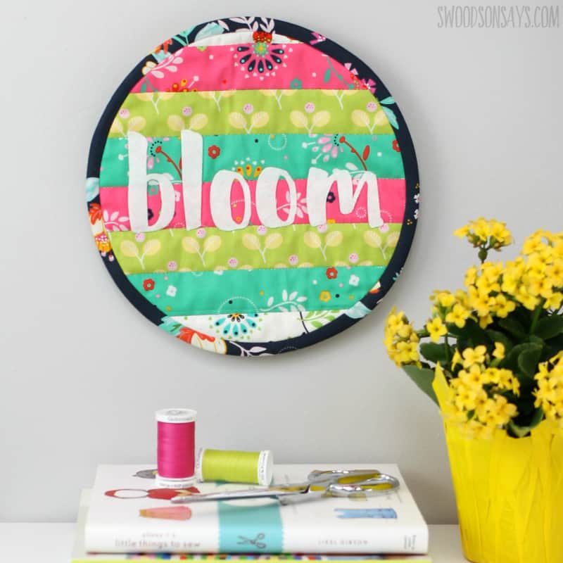 Spring Mini Cricut Maker Quilt