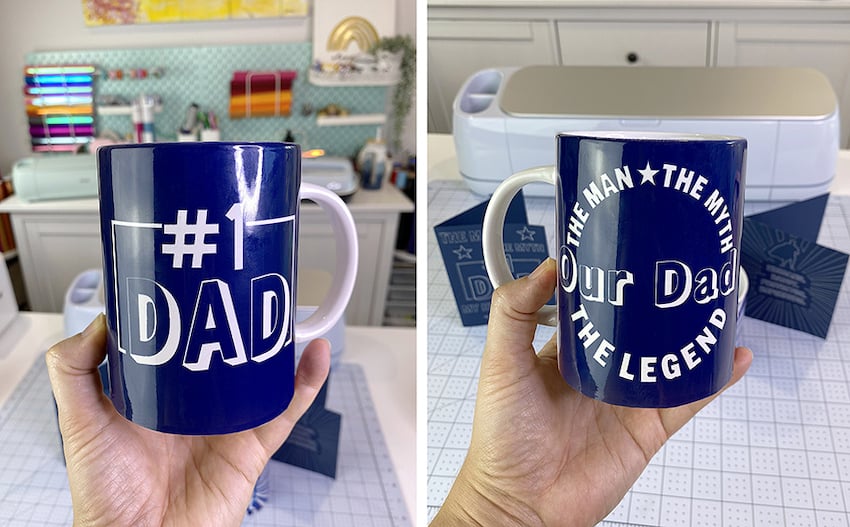 Father's Day Infusible Ink Mug front and back