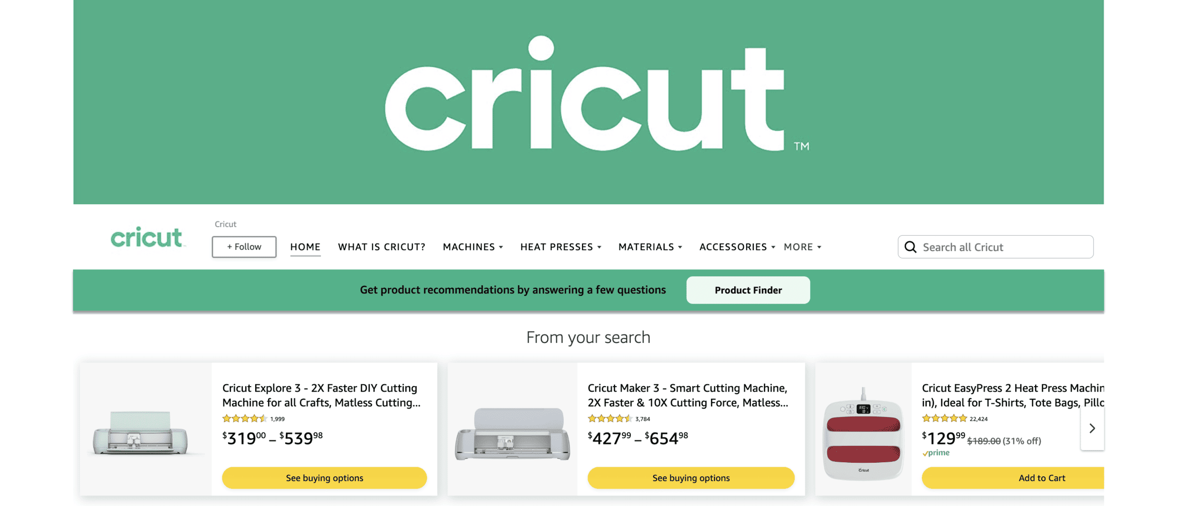 Best Cricut supplies- Cricut on Amazon