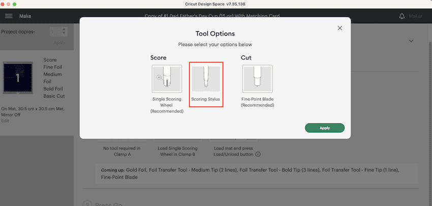 Select Scoring Stylus