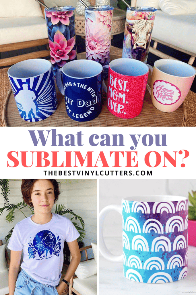 What can you sublimate on?