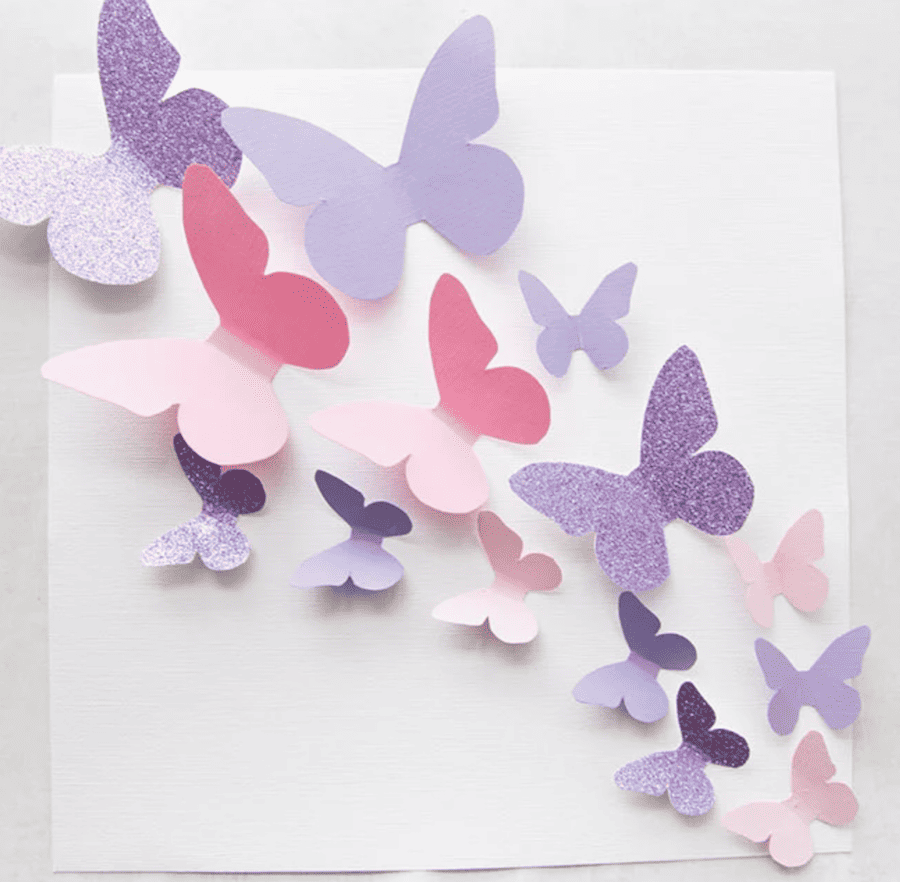 3D Butterfly Paper Craft by The Best Ideas for Kids