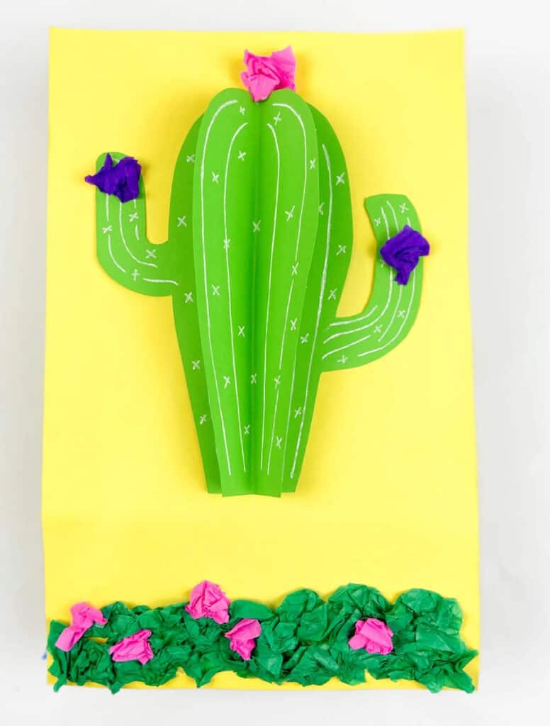 3D Paper Cactus by In the Playroom