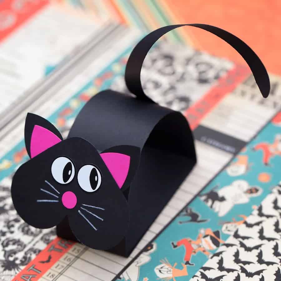 Black Cat Craft Paper Craft by Fire Flies and Mud Pies