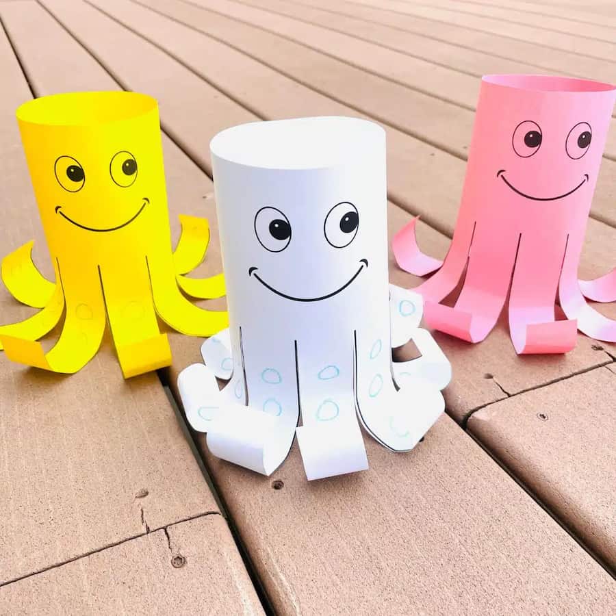 Easy Octopus craft by Simply Full of Delight