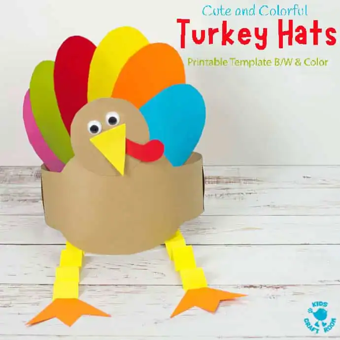 New-Printable-Turkey-Hat-square by kids craft room