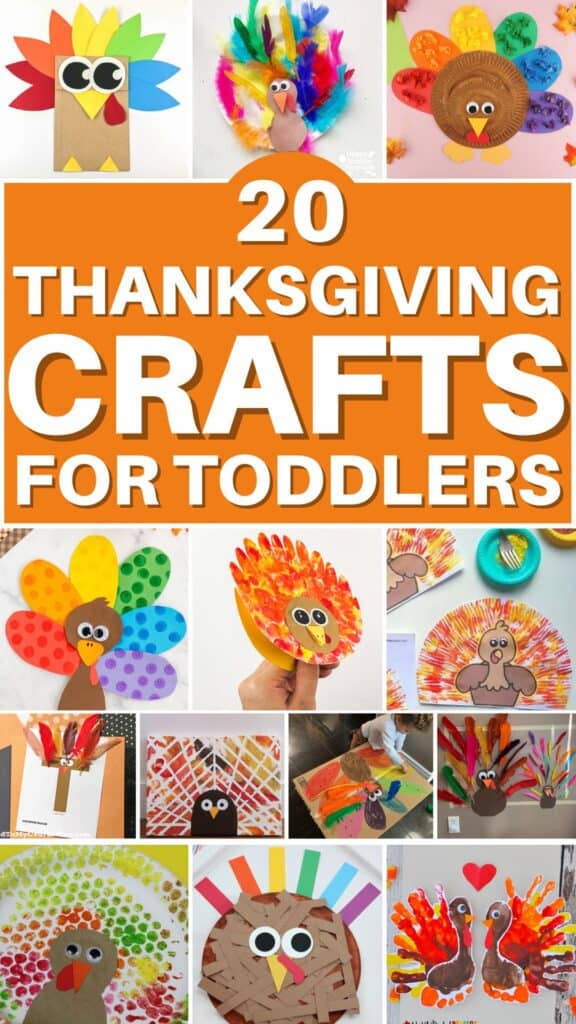 20 Easy Thanksgiving Crafts for Toddlers