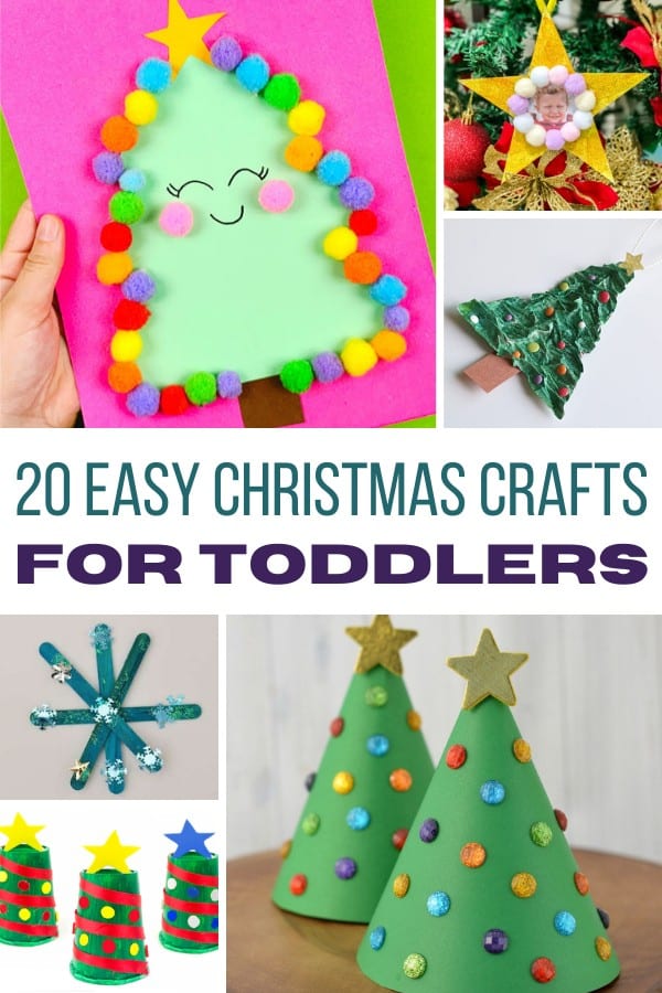 20 easy christmas crafts for toddlers