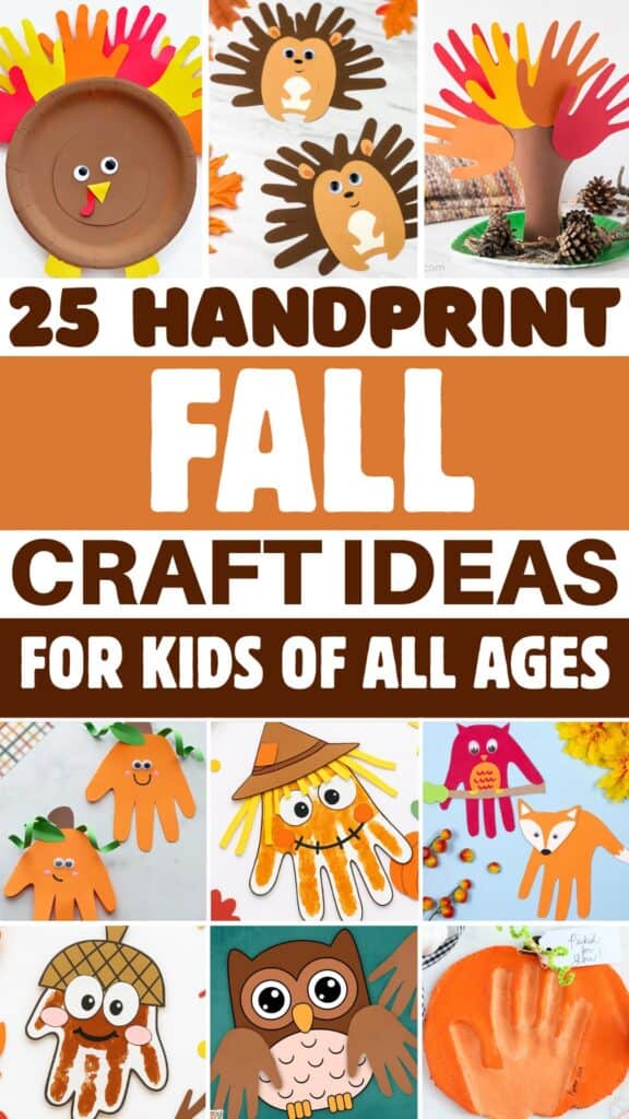 25 Fall Handprint Crafts for Kids