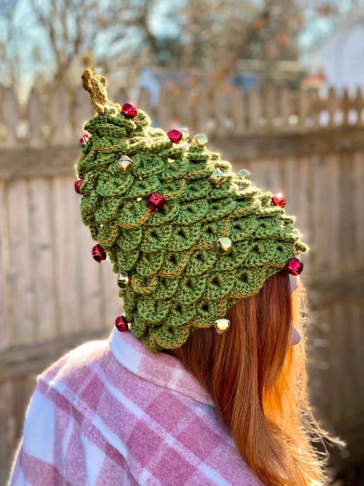 Christmas Tree Beanie by Crafty Kitty Crochet