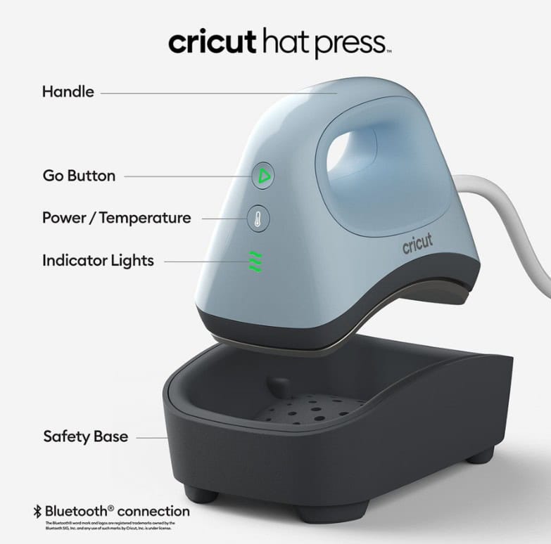 Cricut Hat Press Stats