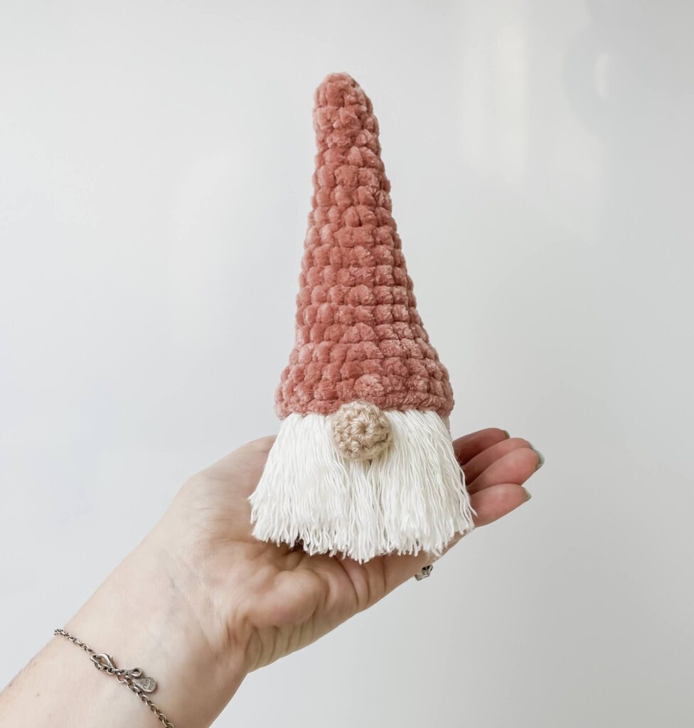 Crochet Christmas Gnome by Rose and Lily