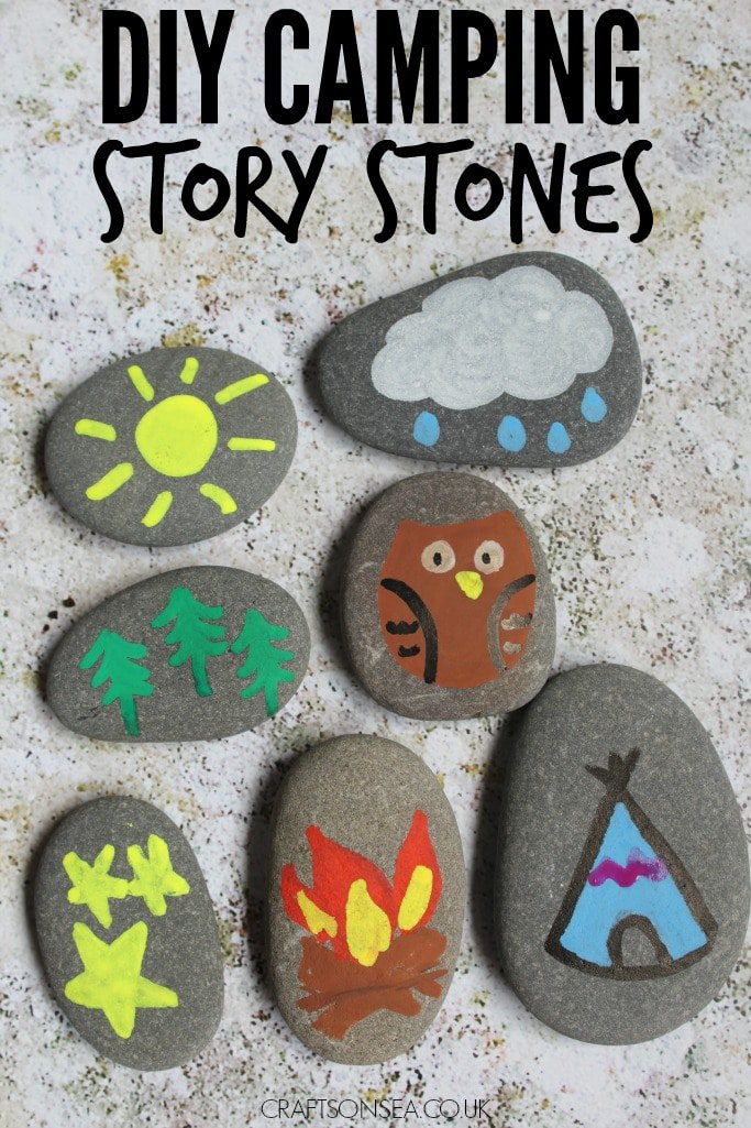 Diy Camping Story Stones by craftsonsea