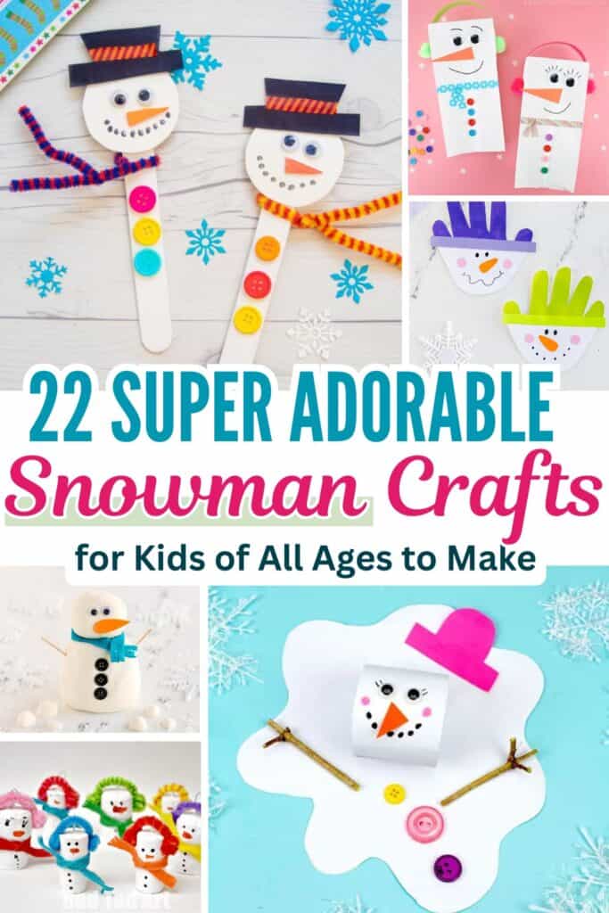 Easy DIY Snowman Crafts for Kids