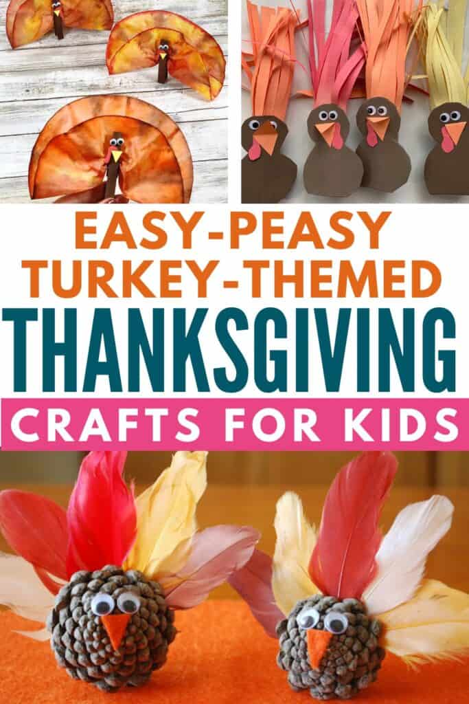 Easy Turkey Thanksgiving Crafts for Kids