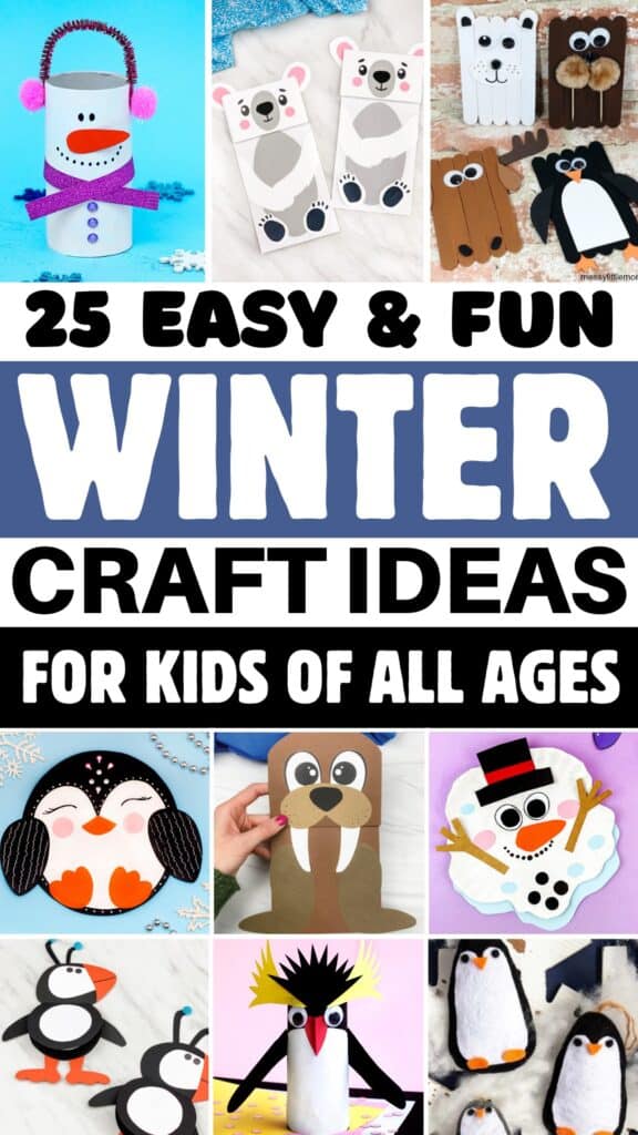 Easy winter crafts for kids to make