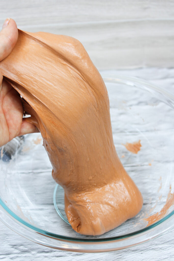 Fluffy Slime Peanut Butter Brown