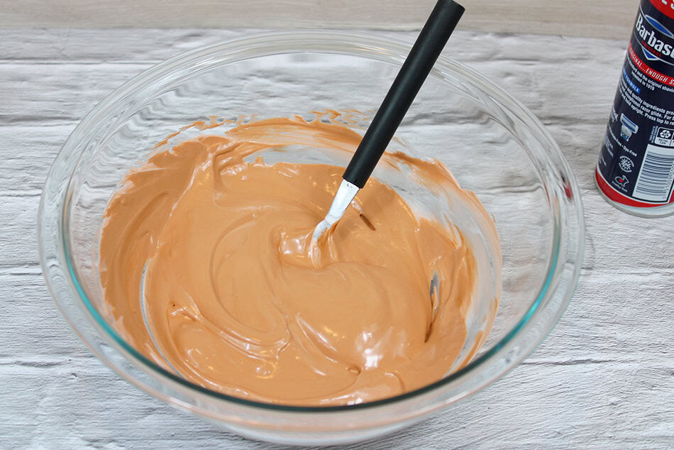 Fluffy Slime step 2 brown color