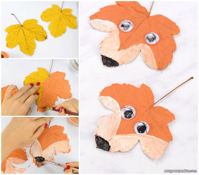 Fox Leaf Craft by easypeasyandfun