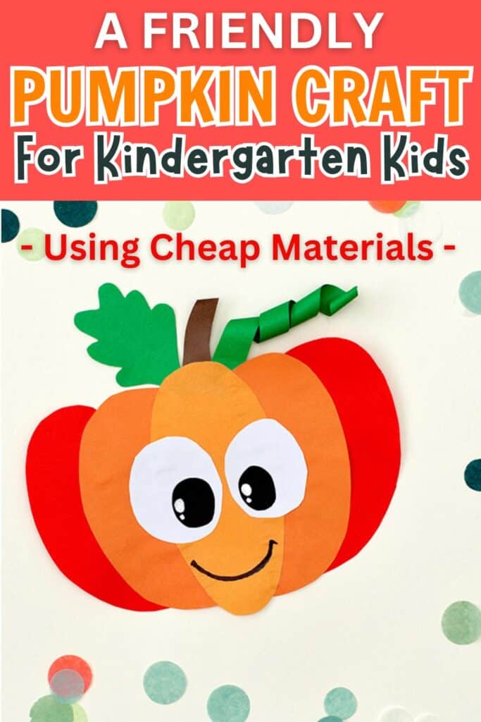 Friendly and Cute Pumpkin Craft Kindergarten