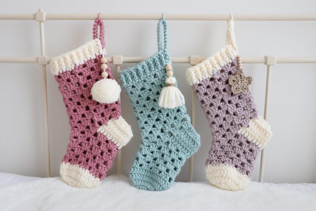 Granny Stitch Stocking by Bella Coco