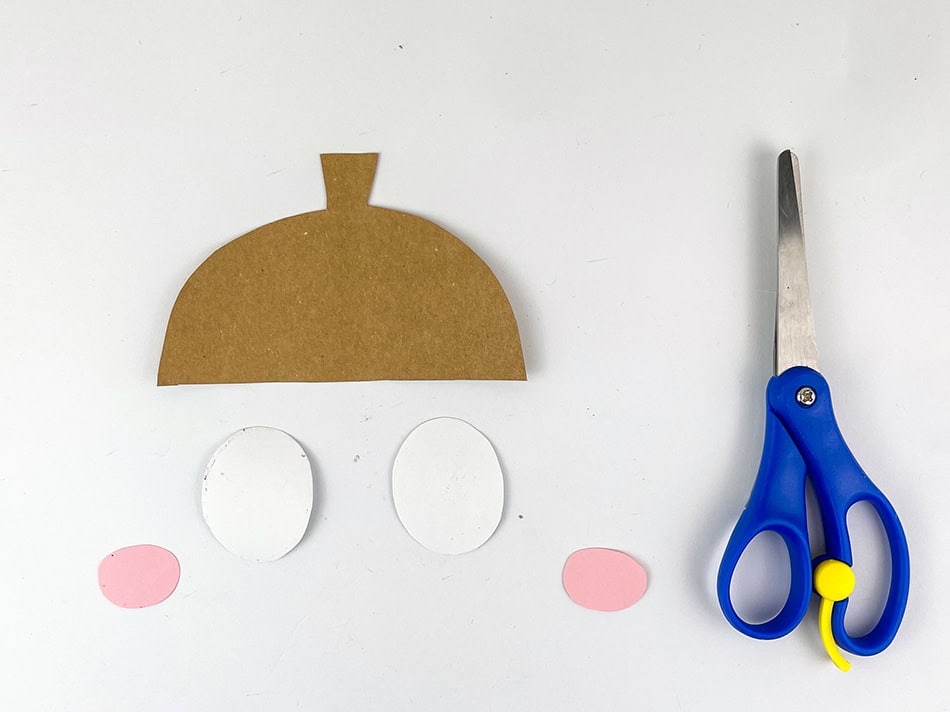 Handprint Acorn Craft for Kids Step 2