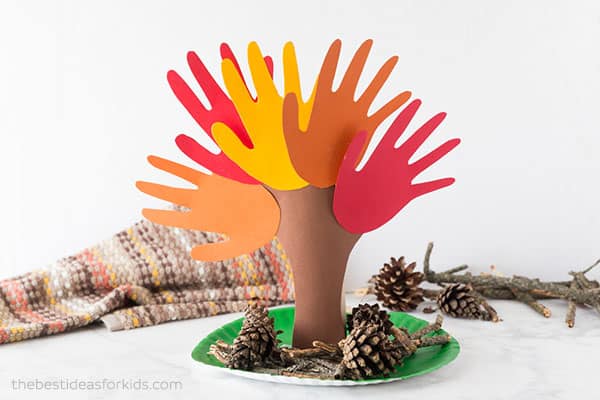 Handprint Tree by the best ideas for kids