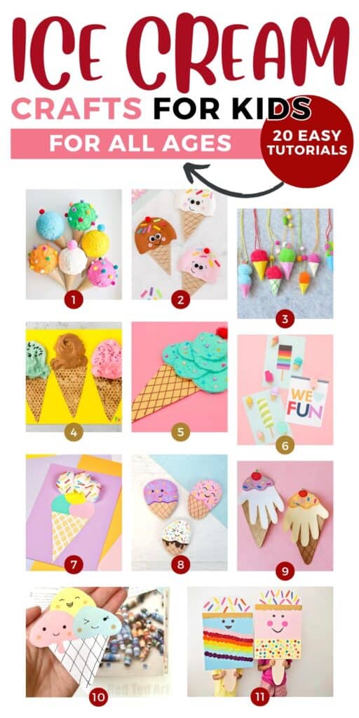 Ice Cream Crafts for Kids (Summer Crafts for Kids)